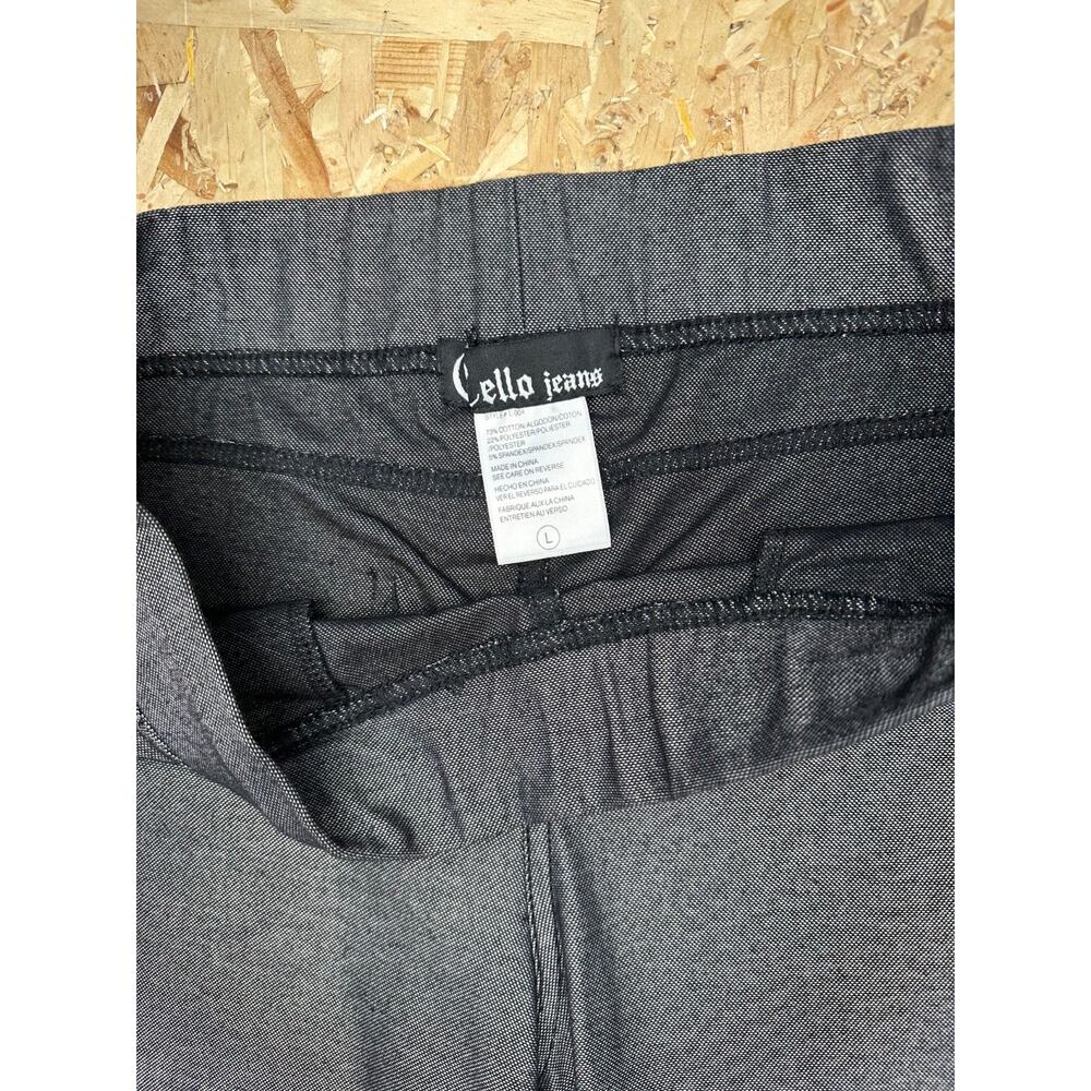 Cello Jeans Women’s Black Flare Jogger Sz L - Picture 4 of 5